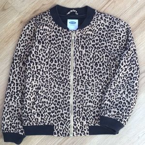 Girls Leopard Print Jacket | Old Navy